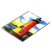 boekje met Waterverf vuurtoren Notitieboek (Linkerzijde)