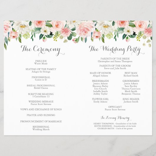 Boekjes over het programma voor roze en witte wedu flyer (Achterkant)