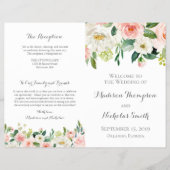 Boekjes over het programma voor roze en witte wedu flyer (Voorkant)