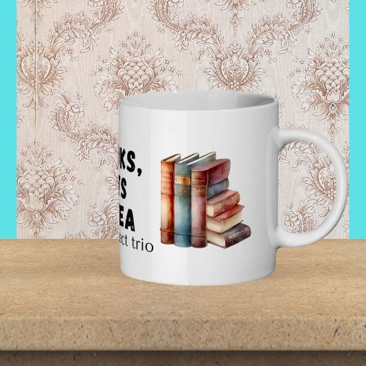 Boekjesachtige cadeauboekliefhebbers, katteneigena koffiemok