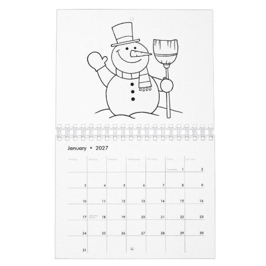 Boekkalender voor kleuren 2013 kalender (Jan 2027)