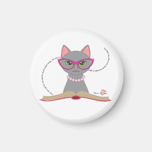 Boekkat Magnet (Voorkant)