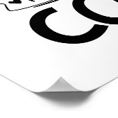 Boekkatten Koffie Funny Reading Bookworm Cute Cat Poster (Hoek)