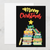 Boekkerige Kerstboom II Kaart (Voorkant / Achterkant)