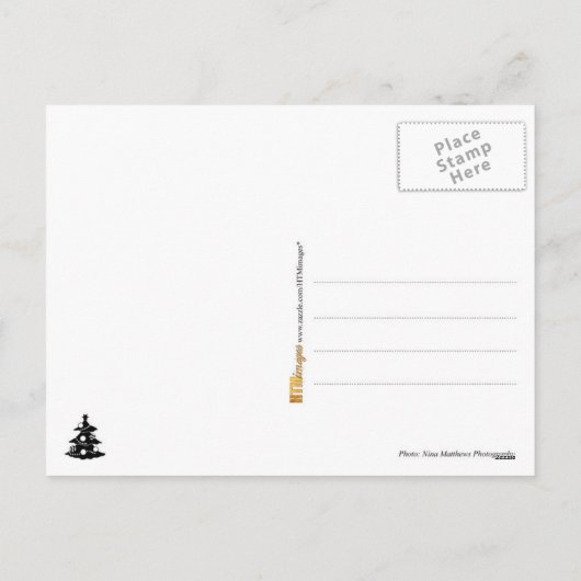 Boekkerstboom Feestdagenkaart (Achterkant)