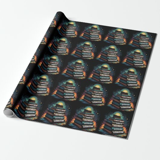 Boekkeuzes Humor Cadeaupapier (Uitgerold)