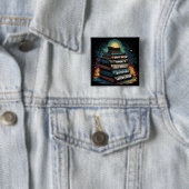 Boekkeuzes Humor Rond Vierkante Button 5,1 Cm (In situ)