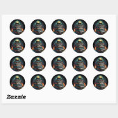 Boekkeuzes Humor Ronde Sticker (Vel)