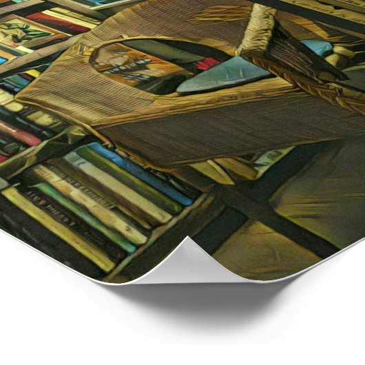 boekkunstwerk poster (Hoek)