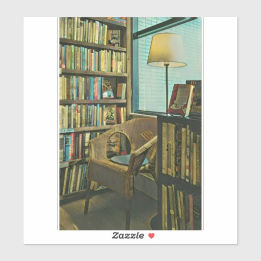 boekkunstwerk sticker (Vel)