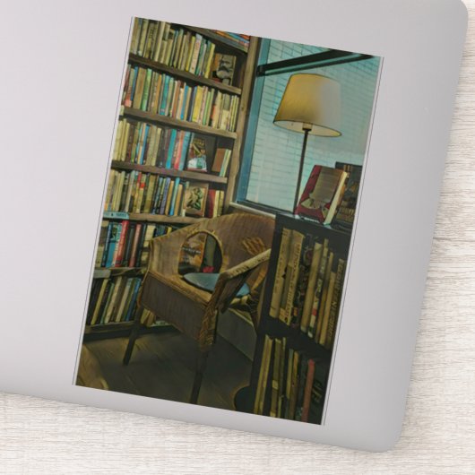 boekkunstwerk sticker (Detail)