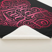 Boeklaag Calligrafie Sherpa Deken (3/4)