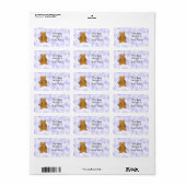 Boeklabel Cartoon Kat Etiket (Full Sheet)