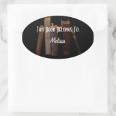  boeklabel ovale sticker (Tas)