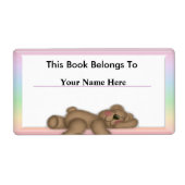 Boeklabels personaliseren voor kinderen etiket (Voorkant)