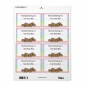 Boeklabels personaliseren voor kinderen etiket (Full Sheet)