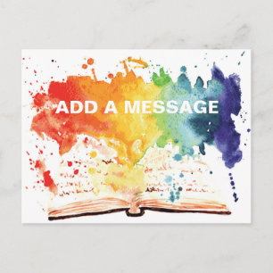 Boeklancering Aankondiging  Briefkaart