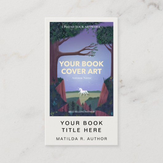 Boeklancering | Auteur Hoesje promotieboek Visitekaartje (Voorkant)