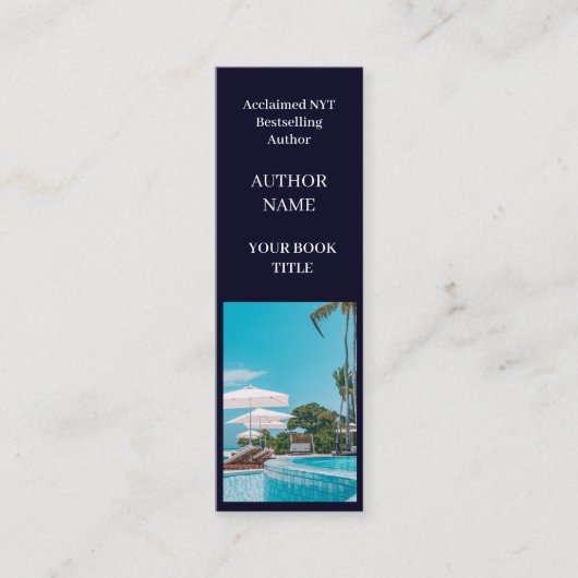 Boeklancering | Auteur Mini Promotie Ontwerp Mini Visitekaartje (Voorkant)