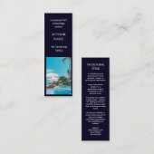 Boeklancering | Auteur Mini Promotie Ontwerp Mini Visitekaartje (Voorkant / Achterkant)