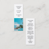 Boeklancering | Auteur Mini Promotie Ontwerp Mini Visitekaartje (Voorkant / Achterkant)