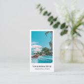 Boeklancering | Auteur Promotionele Logo Ontwerp Visitekaartje (Staand voorkant)