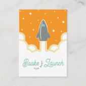Boeklancering Boeken voor Baby Grijs & Oranje Informatiekaartje (Voorkant)