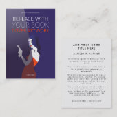 Boeklancering | Kunstwerk voor auteurs-Hoesjes voo Visitekaartje (Voorkant / Achterkant)