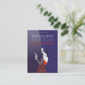 Boeklancering | Kunstwerk voor auteurs-Hoesjes voo Visitekaartje (Staand voorkant)