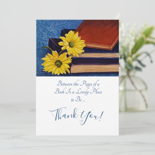 Boeklappen Bedankkaart (Staand voorkant)