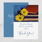 Boeklappen Bedankkaart (Voorkant / Achterkant)