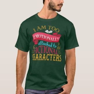 Boeklappen Bijgevoegd, Fictionele tekens Librari T-shirt