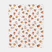 Boeklappen Fleece Deken (Voorkant)