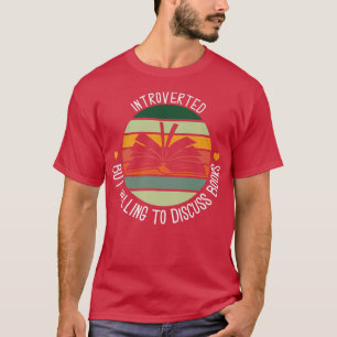 Boeklappen ingehaald, boek librari bespreken t-shirt
