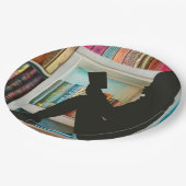 Boeklappen Papieren Bordje (Gekanteld)