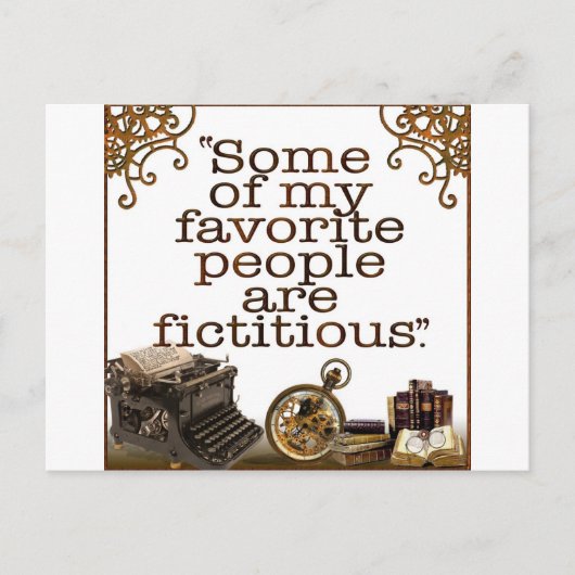 Boeklappen / Schrijvers en auteurs Briefkaart (Voorkant)