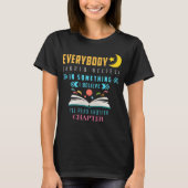 Boeklat T-Shirt Funny Quote voor lezen Lover Gift (Voorkant)