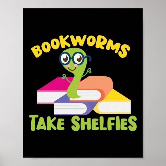 Boekleesbibliotheek Bladwijzerwormen: Schuintrekke Poster (Voorkant)