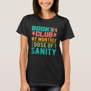Boekleesclub Boekworm Boekbesprekingsclub T-shirt