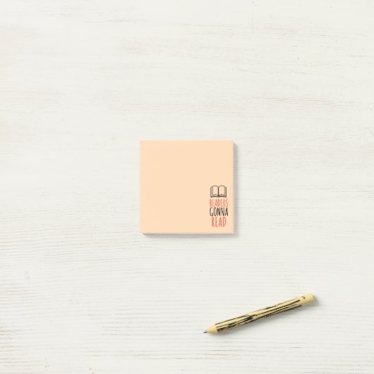 Boekleessliefhebber Post-it® Notes (Op bureau)