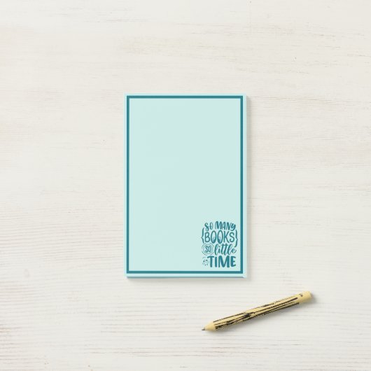 Boekleessliefhebber Post-it® Notes (Op bureau)