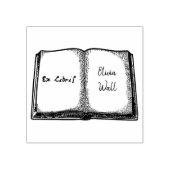 boeklezer Boekplaat Ex Libris Rubberstempel (Afrduk)