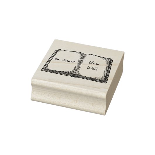  boeklezer Boekplaat Ex Libris Rubberstempel (Stempel)