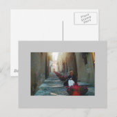 Boeklezer in Cefalu Briefkaart (Voorkant / Achterkant)