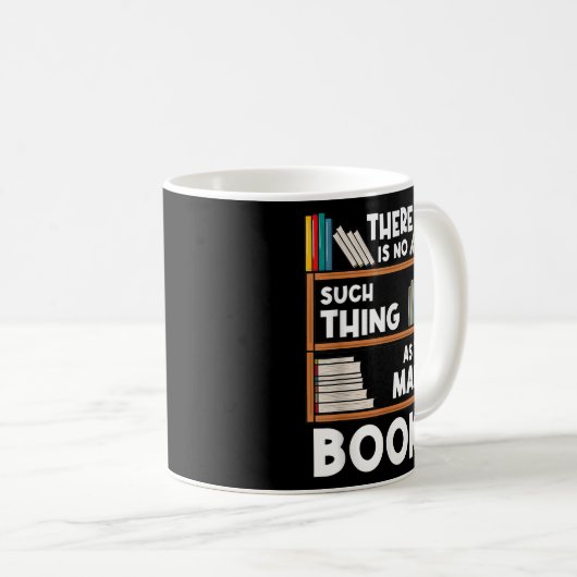 Boeklezer Leesblad Lover Librarian Bookshelf Koffiemok (Voorkant rechts)