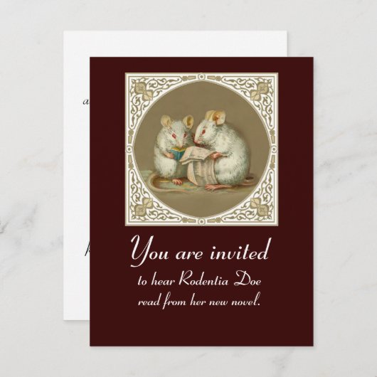 Boeklezers kaart (Voorkant / Achterkant)