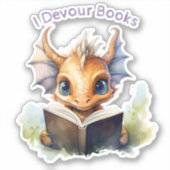 *~* Boeklezing Baby Dragon AP88 I DEVOUR Sticker (Voorkant)