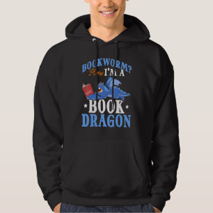 Boeklezing Fantasy Creature Leuk Boek Dragon Hoodie