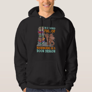 Boeklezing in een wereld vol boekwormen is een boe hoodie