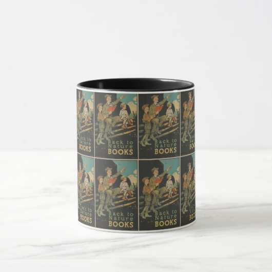 Boeklezing Vintage Poster Mok (Midden)